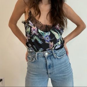 Neon Floral Slip Dress